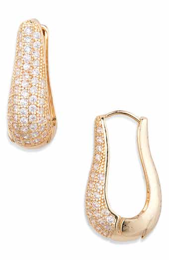 Tasha Cubic Zirconia Hoop Earrings