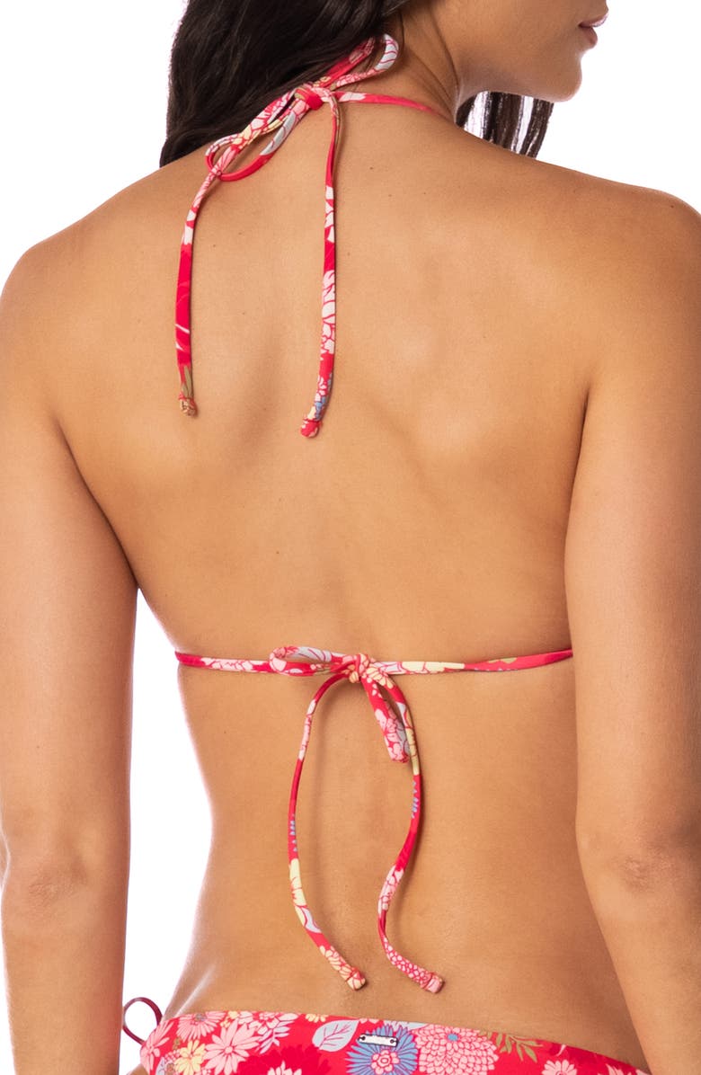 Maaji Balmy Reversible Bikini Top, Alternate, color, Open Pink