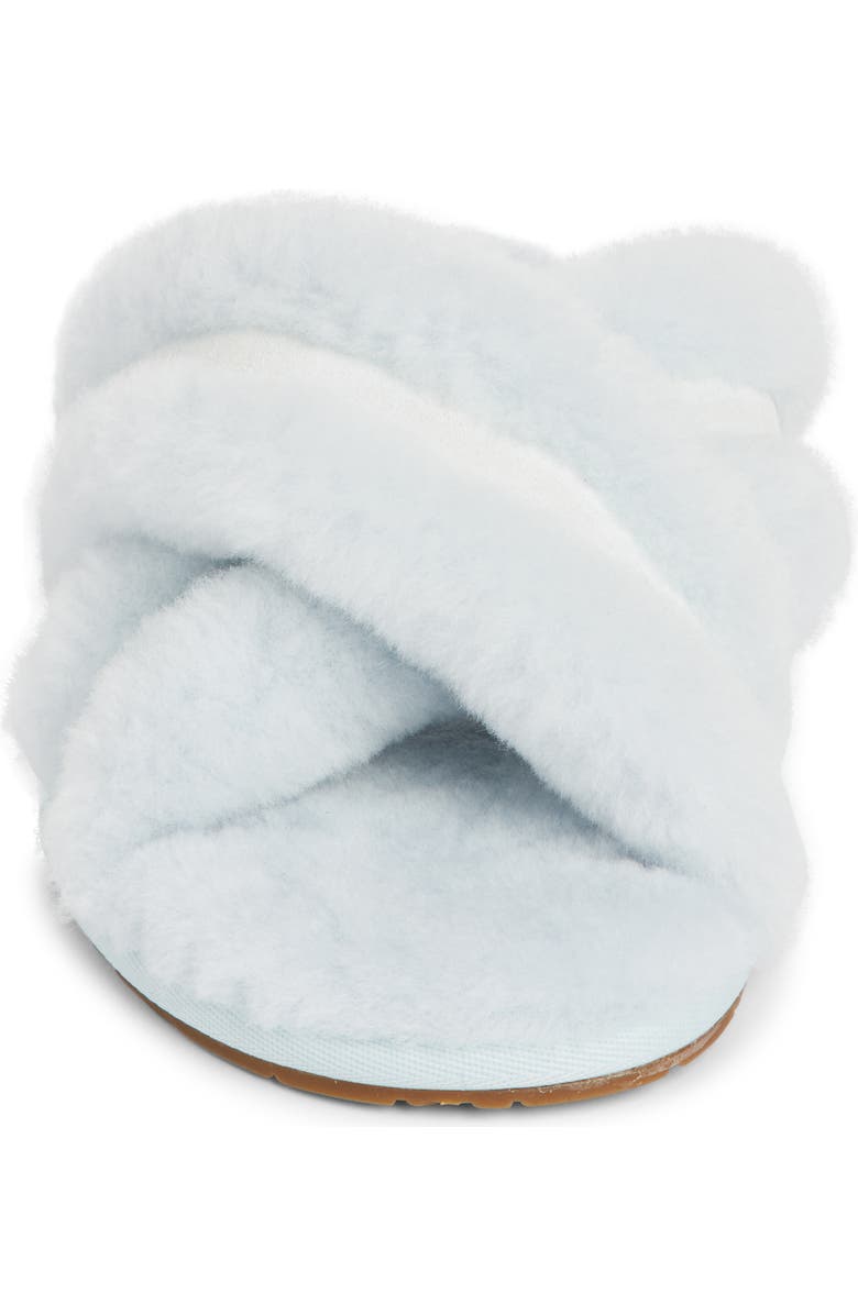 UGG<sup>®</sup> Scuffita Genuine Shearling Slide Slipper, Alternate, color, Reef Blue