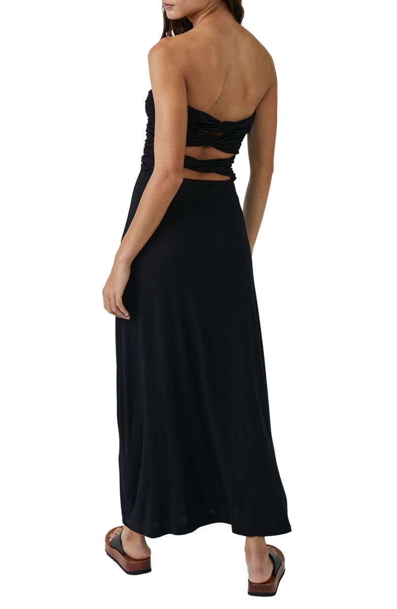 Free People free-est Embrace Strapless Convertible Maxi Dress, Alternate, color, 