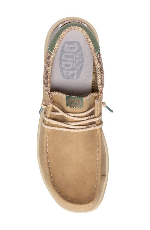 Hey Dude Wally Classic Lace-up In Brown