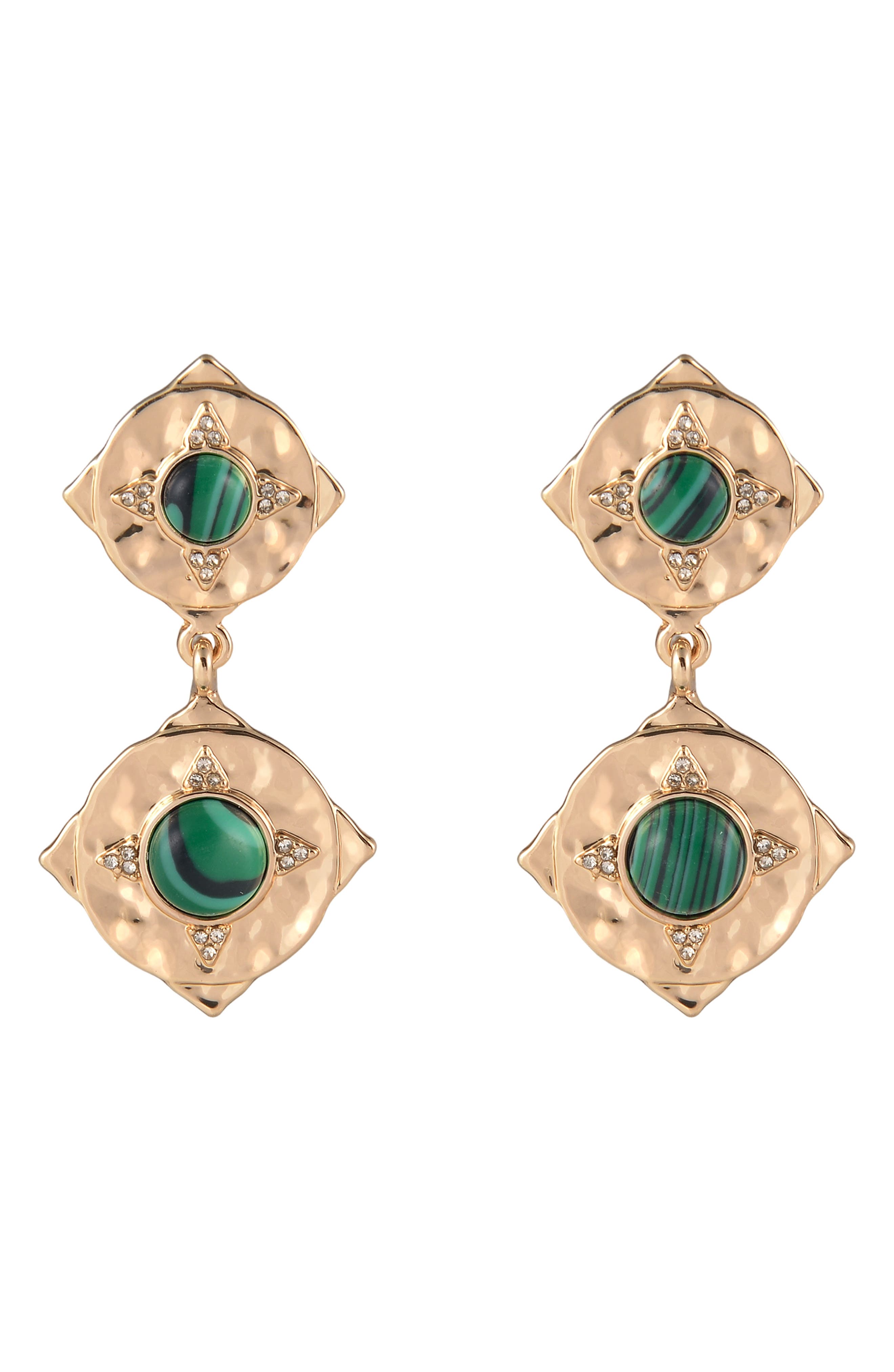 Rachel Roy Double Drop Earrings