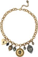 Kurt Geiger London Charm Bib Necklace