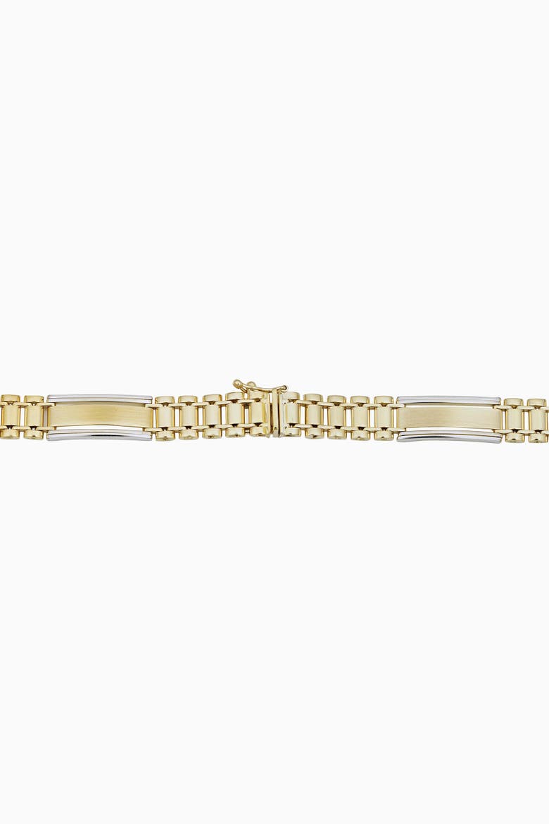 10K Two Tone Gold Bogart Bracelet, Alternate, color, 10K Two-tone Gold
