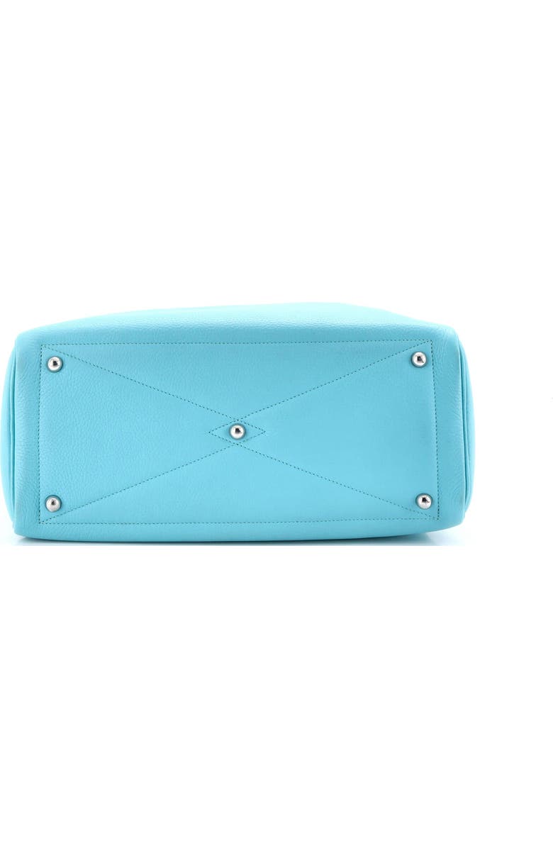 Pre-Owned Hermes Victoria II Bag Clemence 35, Alternate, color, Bleu Atoll