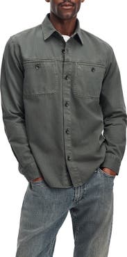 rag & bone Overdyed Denim Button-Up Work Shirt