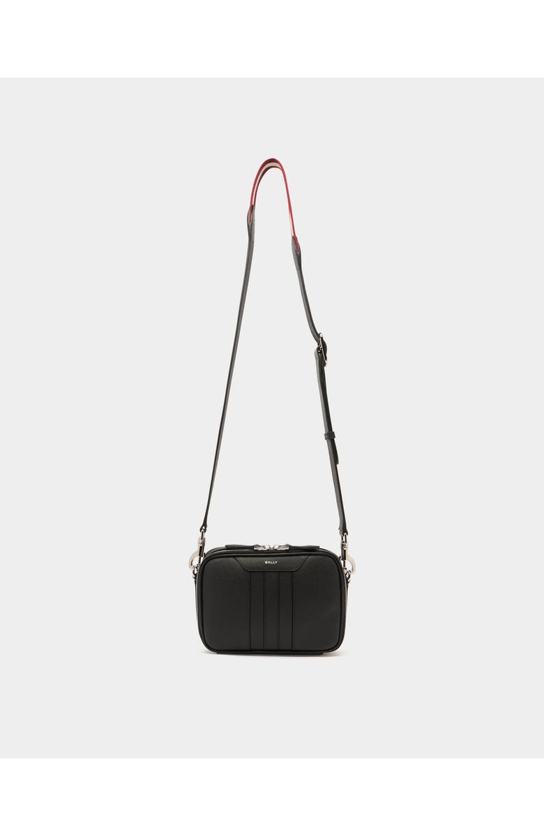 Bally Leather Beckett Crossbody Bag, Main, color, Black