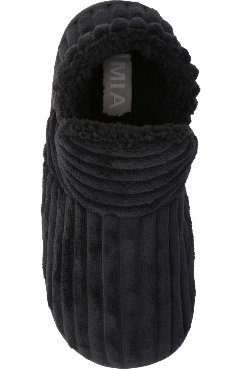 MIA Plushy Slipper Bootie, Alternate, color, Black