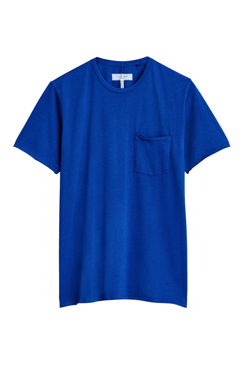 Miles Organic Cotton Pocket T-Shirt, Alternate, color, MID BLUE
