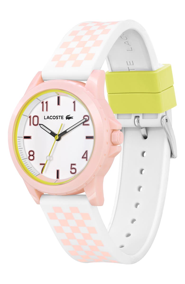 Lacoste Kids' Rider Silicone Strap Watch, 36mm, Alternate, color,