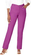 Jessica London Classic Cotton Denim Straight-Leg Jean