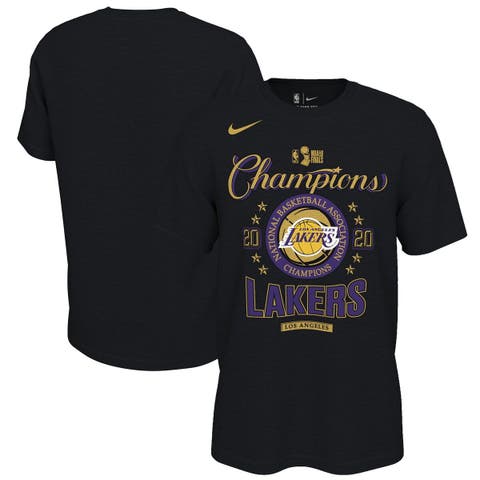 Men
s Nike Black Los Angeles Lakers 2020 NBA Finals Champions Locker Room T-Shirt