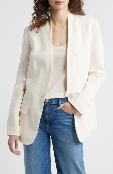 Linen Blend Blazer