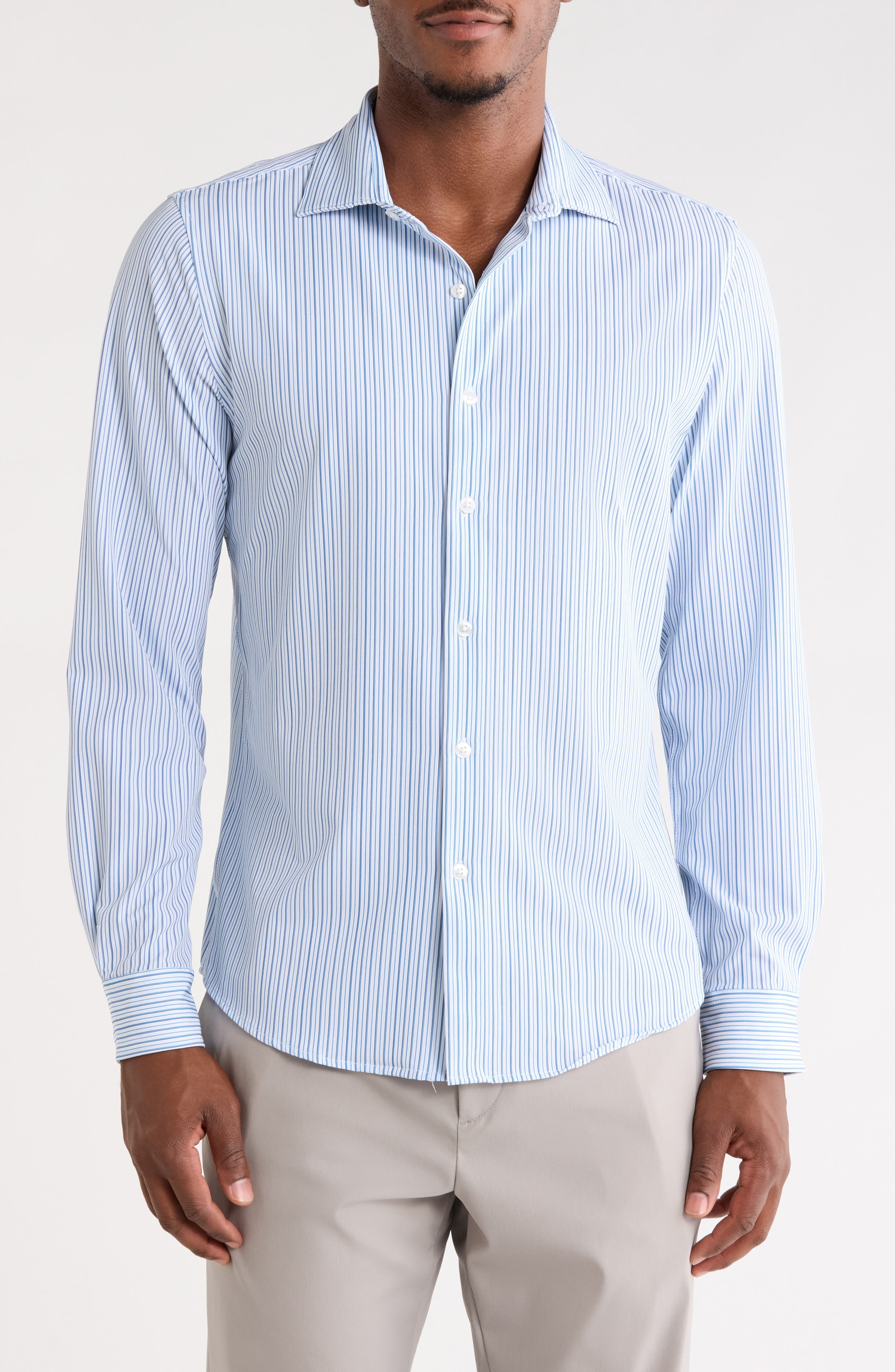 Tech Stretch Button-Up Shirt