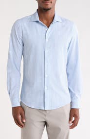 DENIM AND FLOWER Tech Stretch Button-Up Shirt