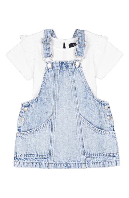 Joe's T-shirt & Denim Skirtall Set In White