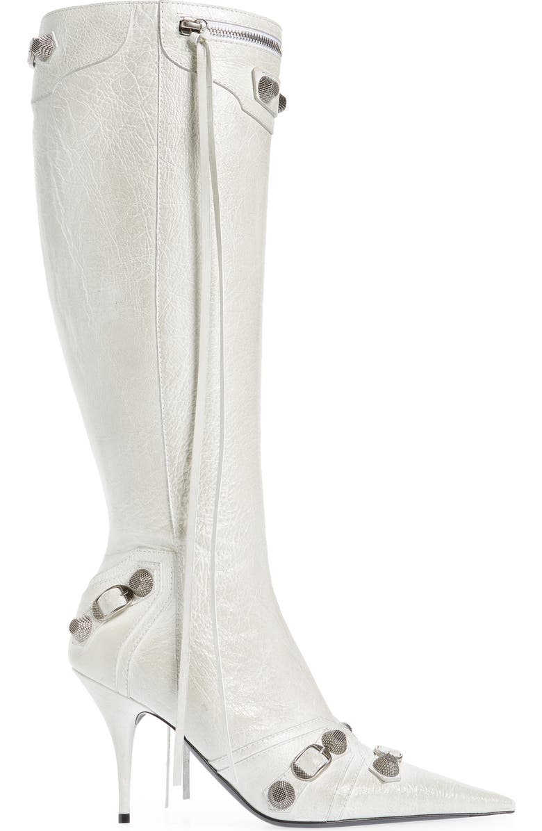 Balenciaga Cagole Knee High Boot, Alternate, color,