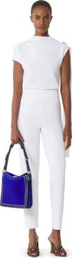 Lanvin White Viscose Leggings