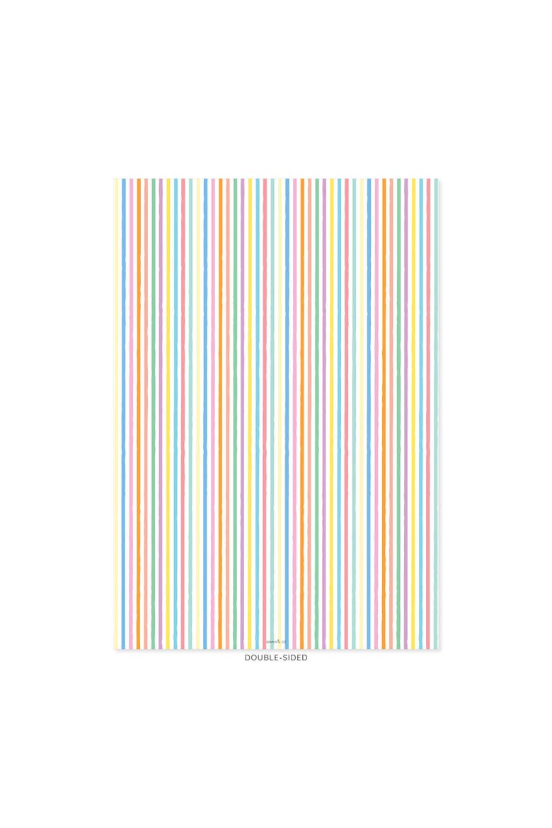 Eight Sheets Two-Sided "Reef Party" Heavyweight Gift Wrap, Alternate, color, Multicolored