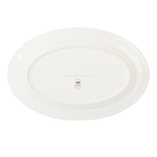 Gibson Home 4 Piece Ceramic Serving Set In White With Poinsettia Decorations In Multi