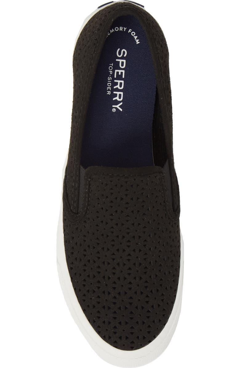 Sperry Seaside Nautical Perforated Slip-On Sneaker, Alternate, color,