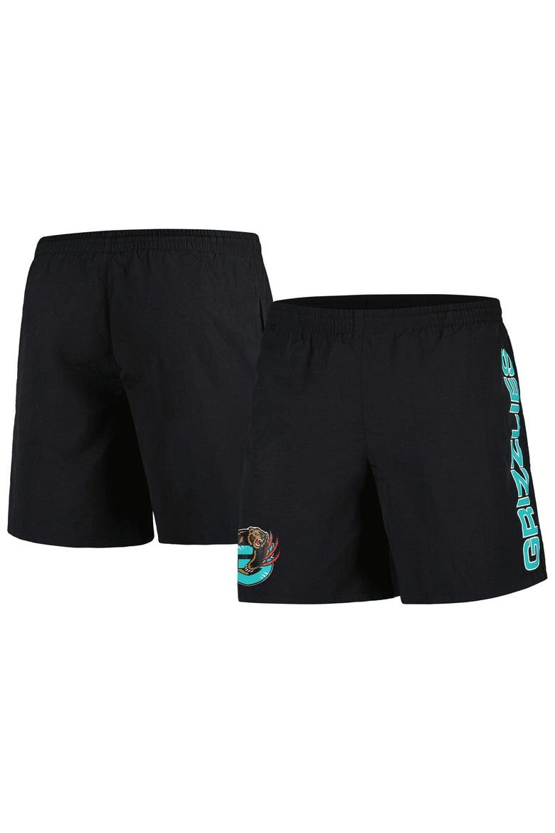 Men's Mitchell & Ness Black Vancouver Grizzlies Hardwood Classics 2001/02 Throwback Logo Heritage Shorts, Main, color, Black