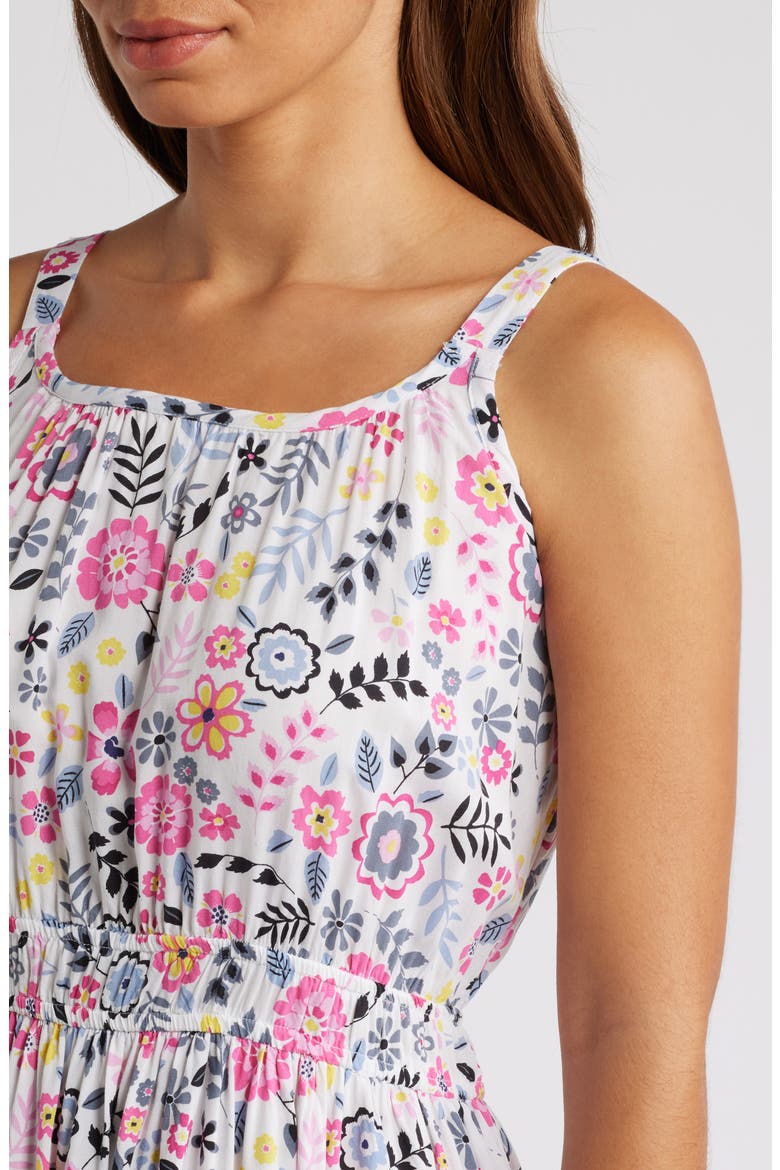 Luella Ruched Waist Sundress, Alternate, color, BUBBLE GUM