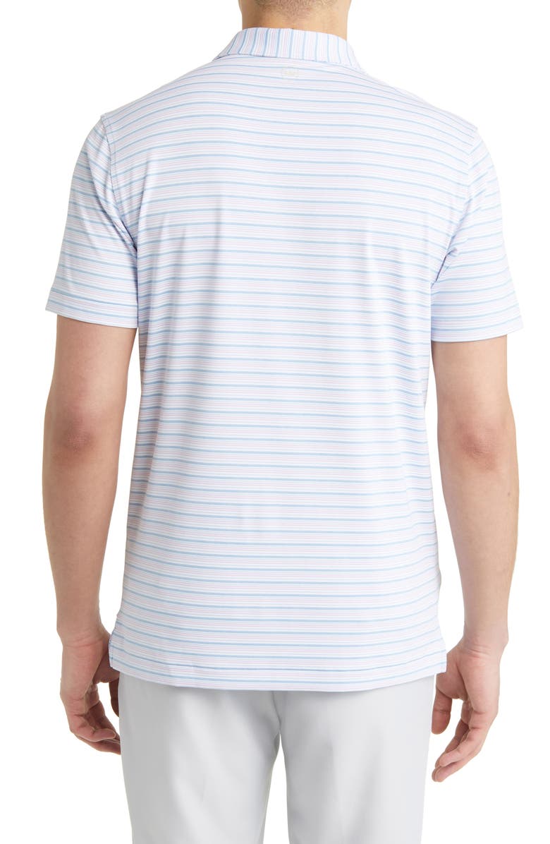 Peter Millar Crown Crafted Martin Stripe Performance Stretch Polo Shirt, Alternate, color, 