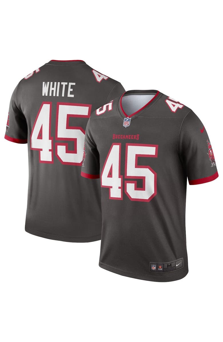 Nike Men's Nike Devin White Pewter Tampa Bay Buccaneers Alternate Legend Jersey, Alternate, color,