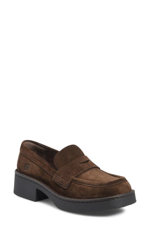 Faythe Leather Penny Loafer