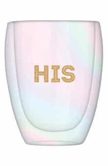 CREATIVE BRANDS His Double Wall Stemless Glass