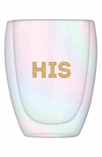 CREATIVE BRANDS His Double Wall Stemless Glass