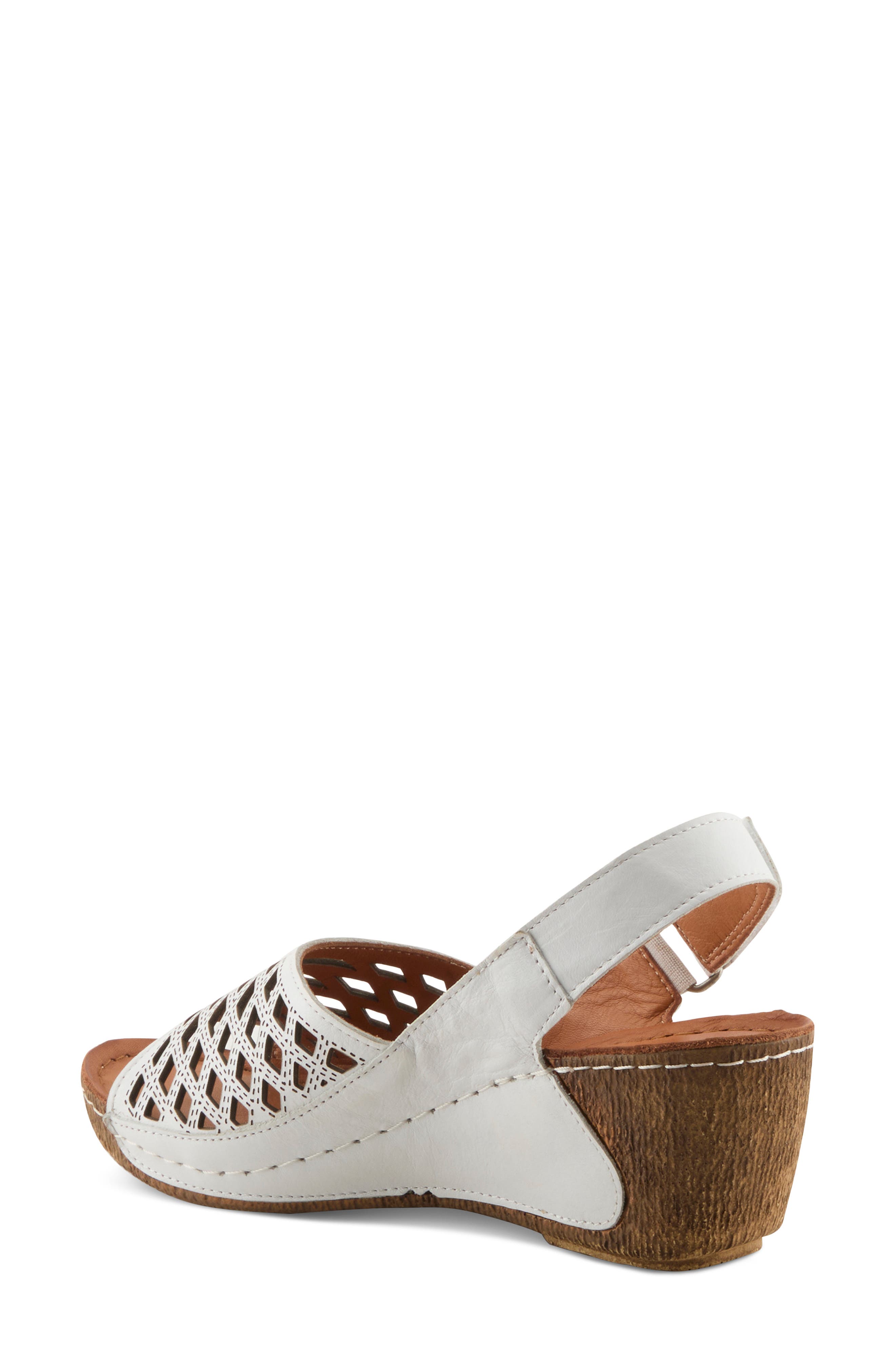 Denair Sandal, Alternate, color, WHITE