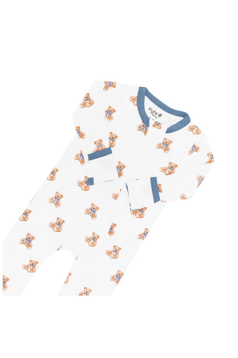 Kids' Teddy Bear Zip-Up Romper, Alternate, color, TEDDY BEAR