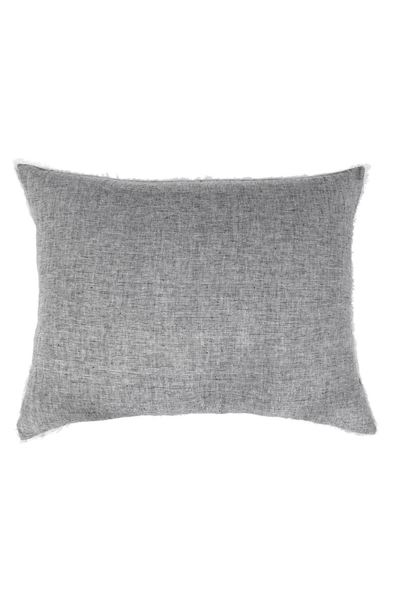 Pom Pom at Home Large Logan Accent Pillow, Main, color, Charcoal