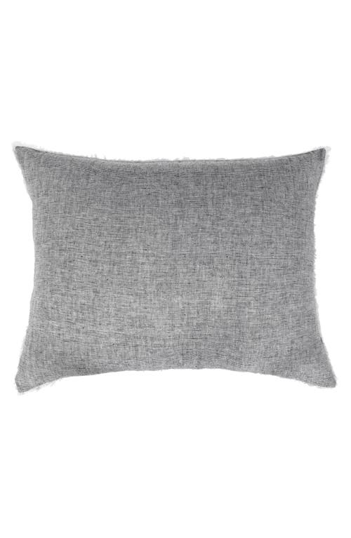 Pom Pom At Home Large Logan Accent Pillow In Charcoal