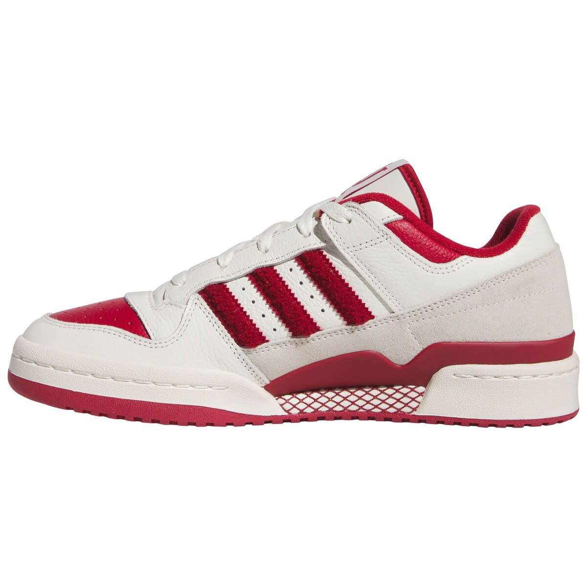 adidas Unisex adidas  White Indiana Hoosiers Forum Low Basketball Shoes, Alternate, color, 