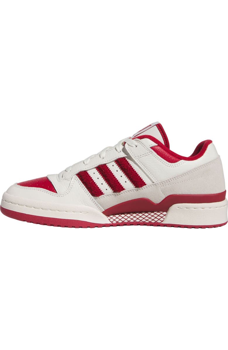 adidas Unisex adidas White Indiana Hoosiers Forum Low Basketball Shoes, Alternate, color,