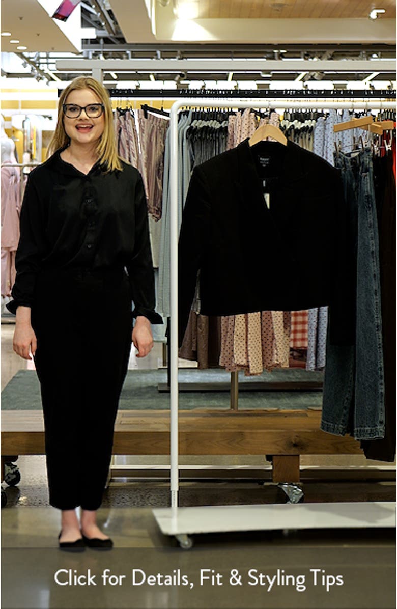 Jezel Double Breasted Crop Blazer, sales video thumbnail