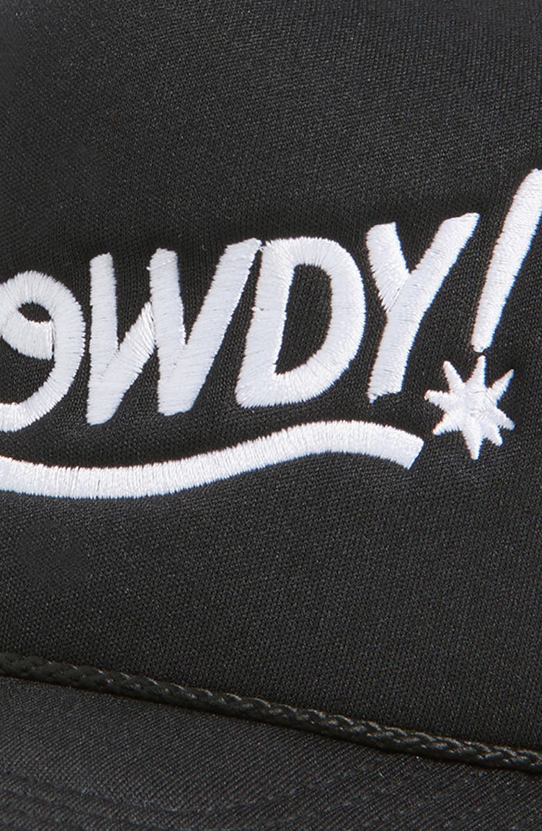 Local Beach Howdy Trucker Hat, Alternate, color, Black