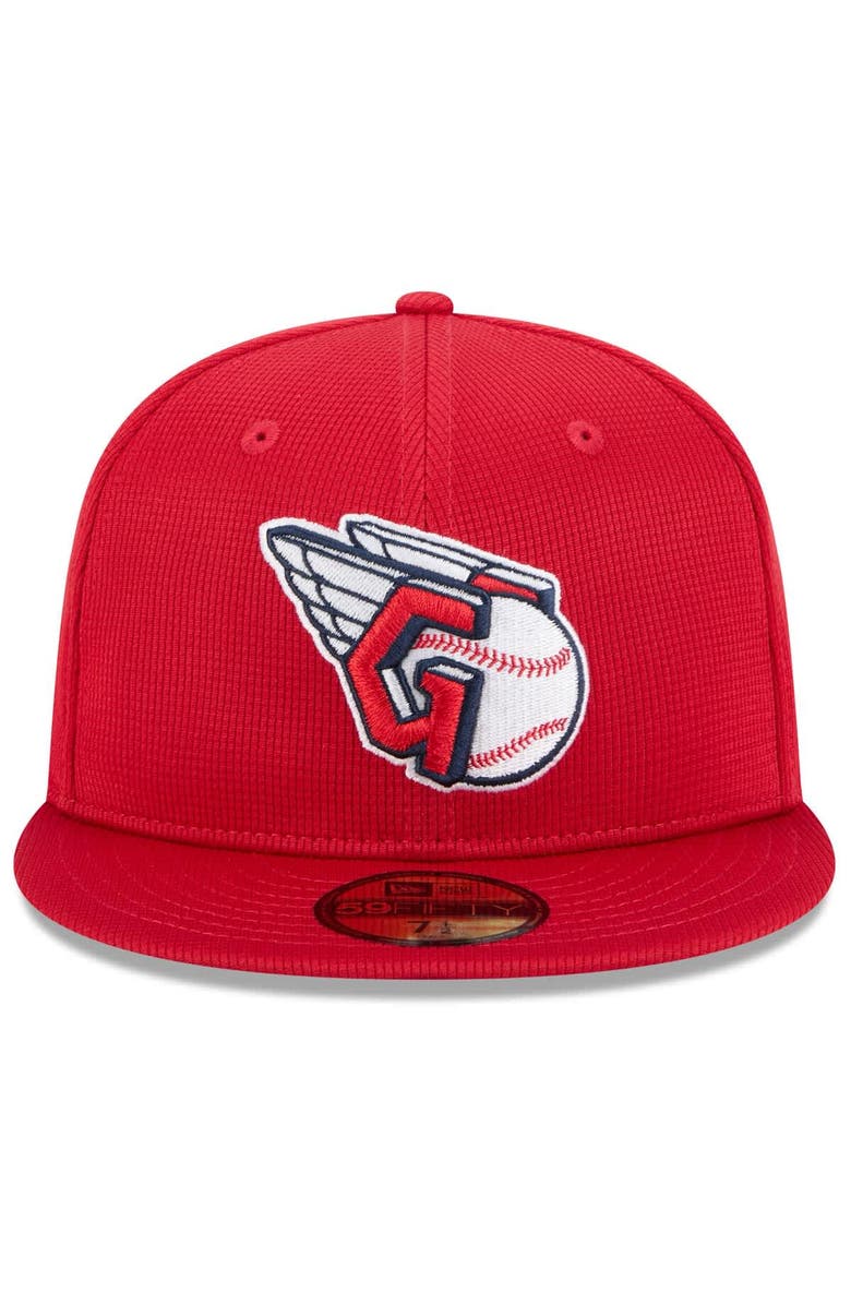 New Era Men's New Era  Red Cleveland Guardians 2025 Spring Training 59FIFTY Fitted Hat, Alternate, color, 
