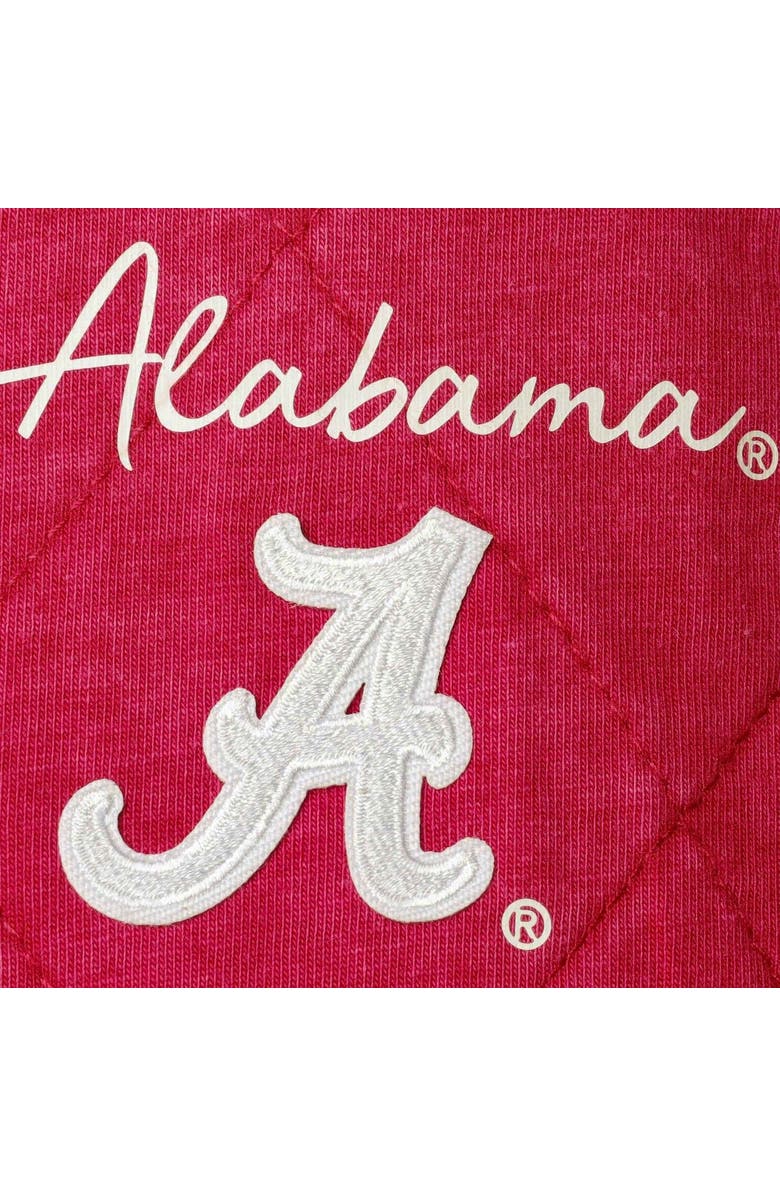 GAMEDAY COUTURE Women's Gameday Couture Crimson Alabama Crimson Tide Unstoppable Chic Quilted Quarter-Zip Jacket, Alternate, color,