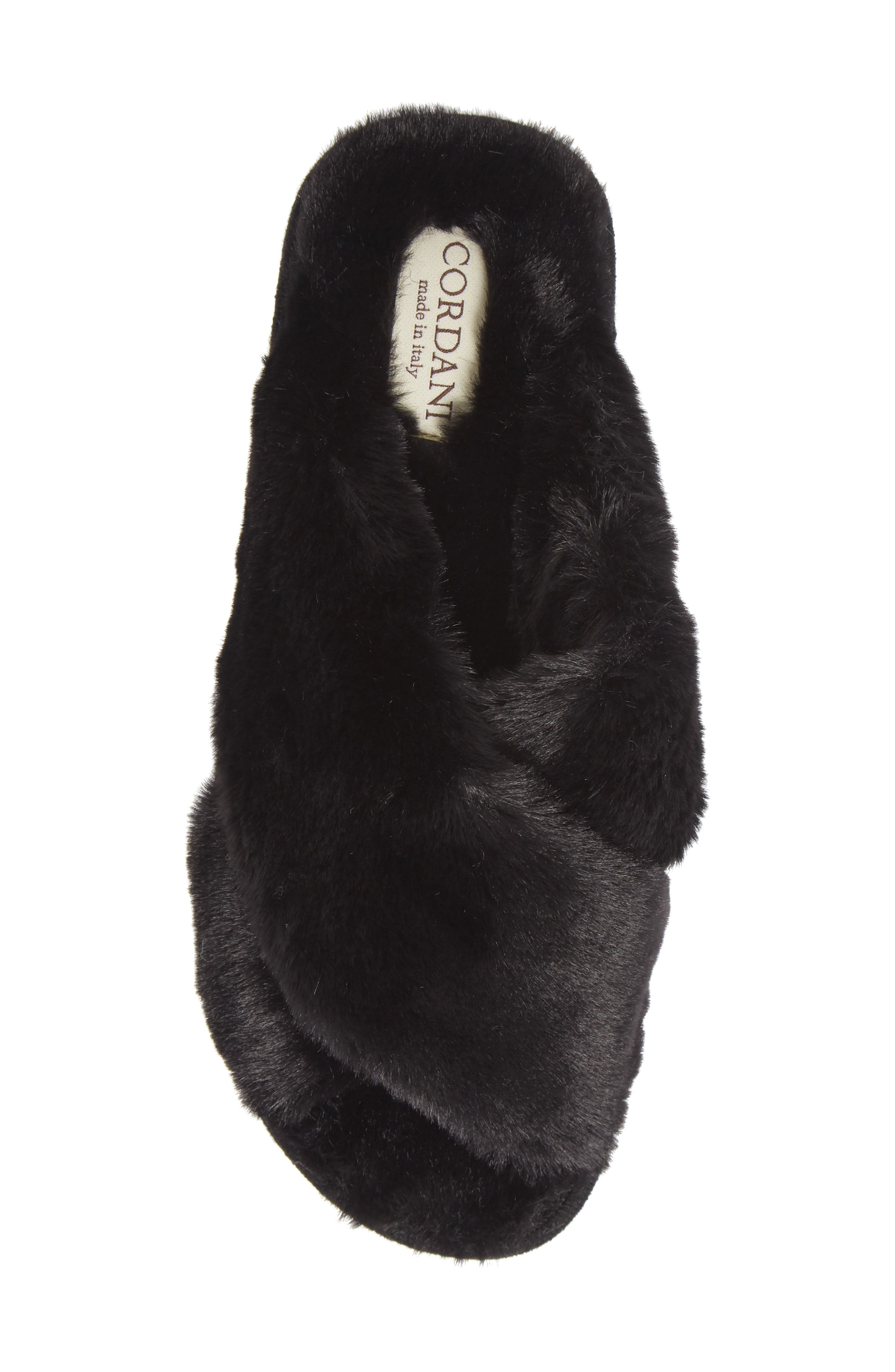 Cordani Mary Faux Fur Slipper, Alternate, color, 
