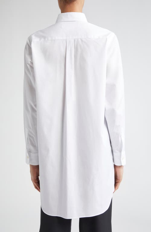 COMME DES GARÇONS COMME DES GARÇONS COMME DES GARÇONS COTTON BROADCLOTH BUTTON-UP SHIRT 