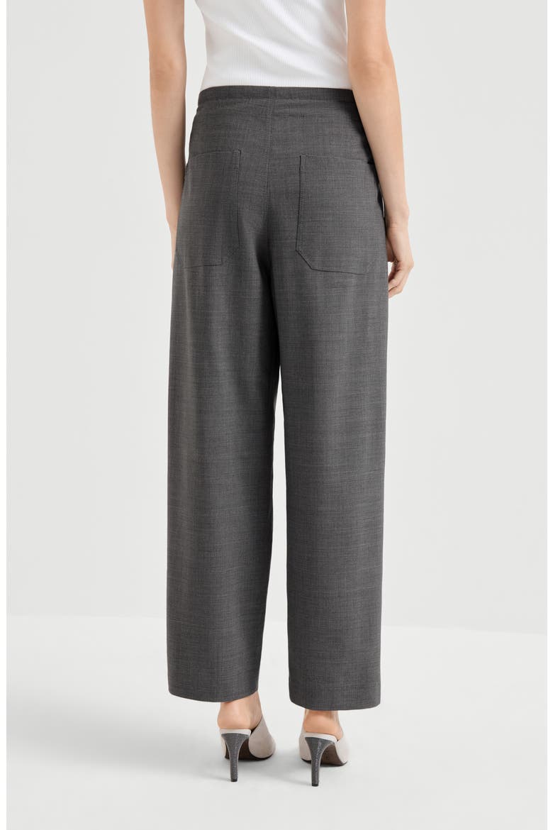 Tailored track trousers, Alternate, color, Medium Grey