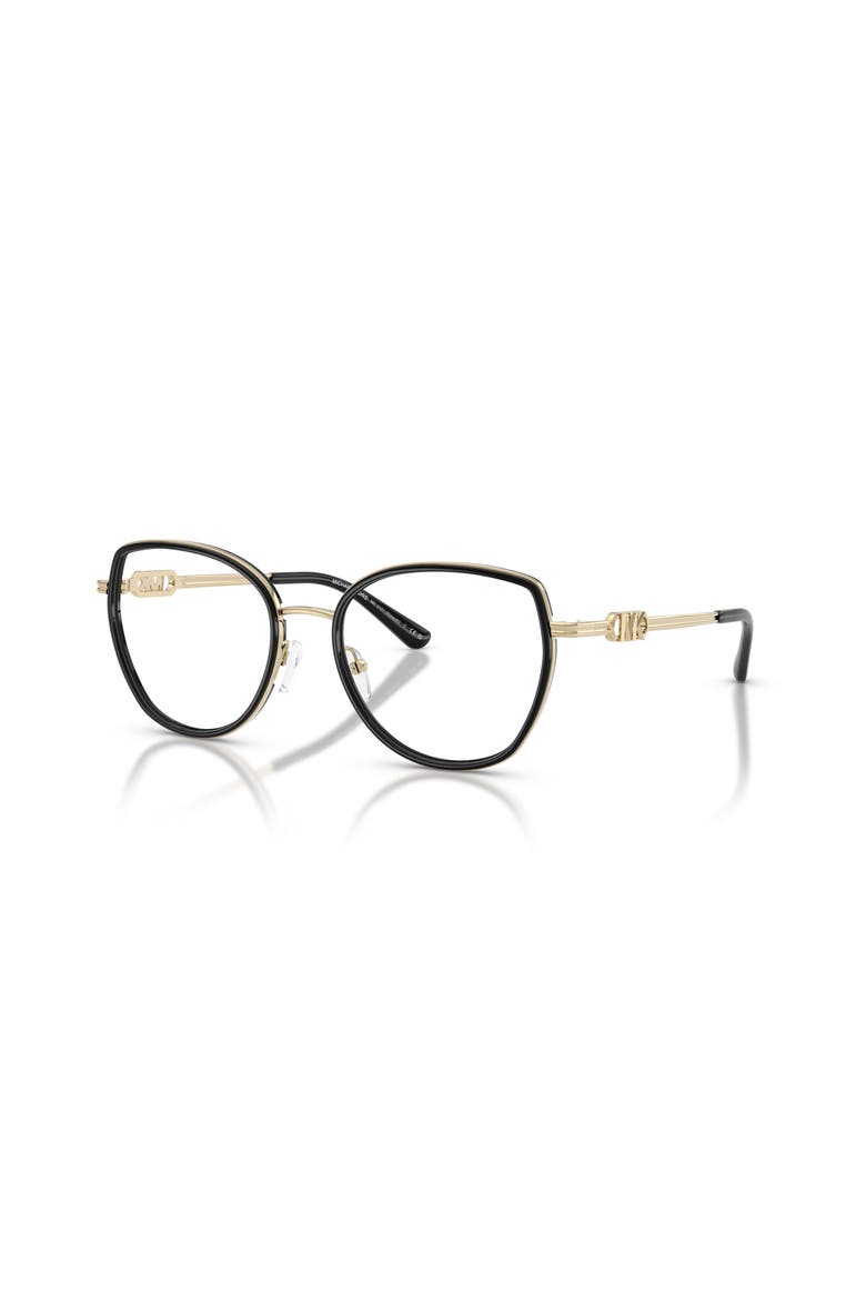 53mm Round optical glasses, Main, color, Black