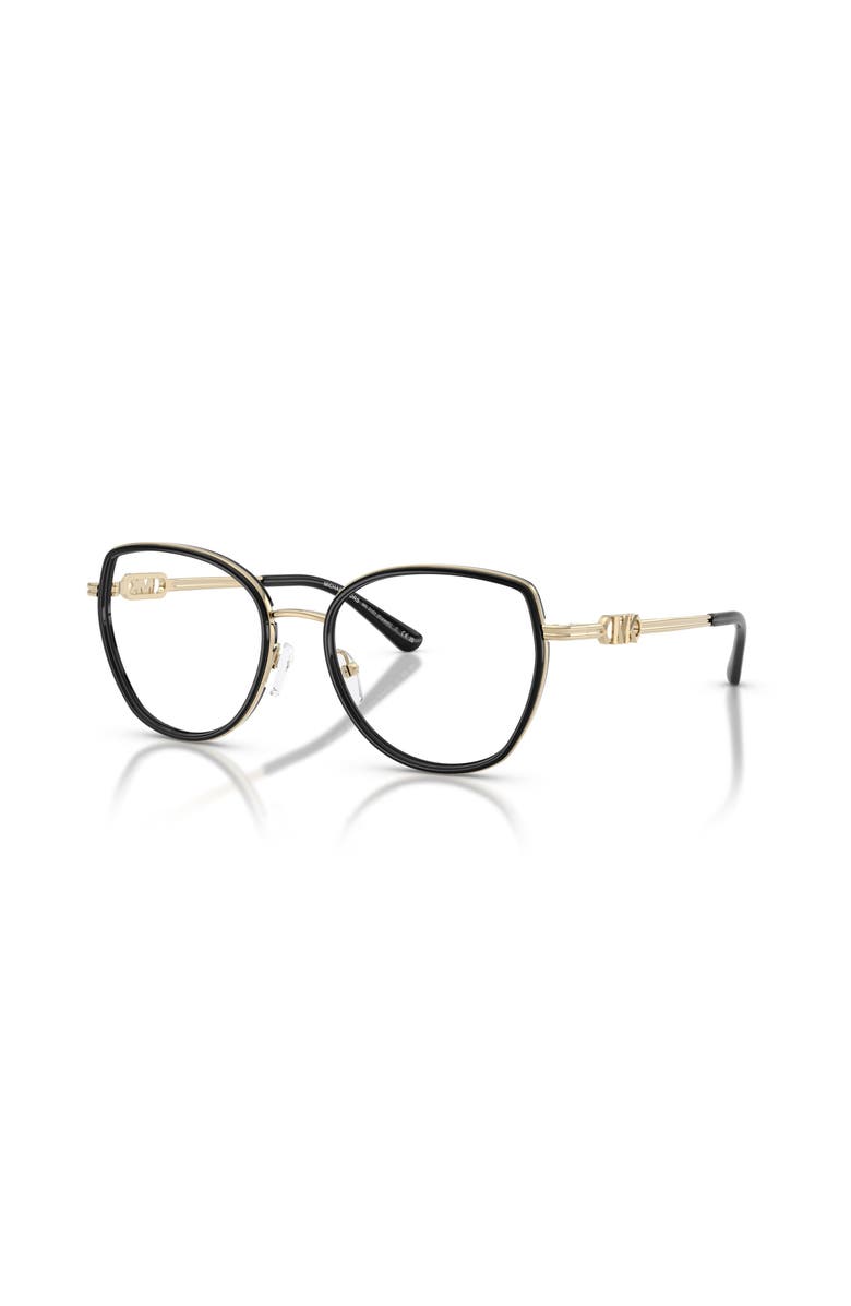 Michael Kors 53mm Round optical glasses, Main, color, Black