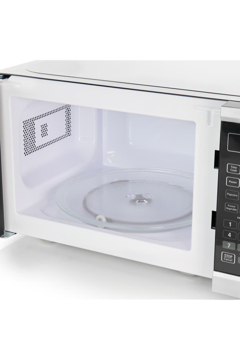 700W Digital Microwave Oven With Turntable in Stainless Steel, Alternate, color, Silver