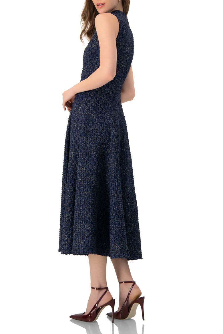 Sleeveless Wide Maxi Dress, Alternate, color, Navy Blue
