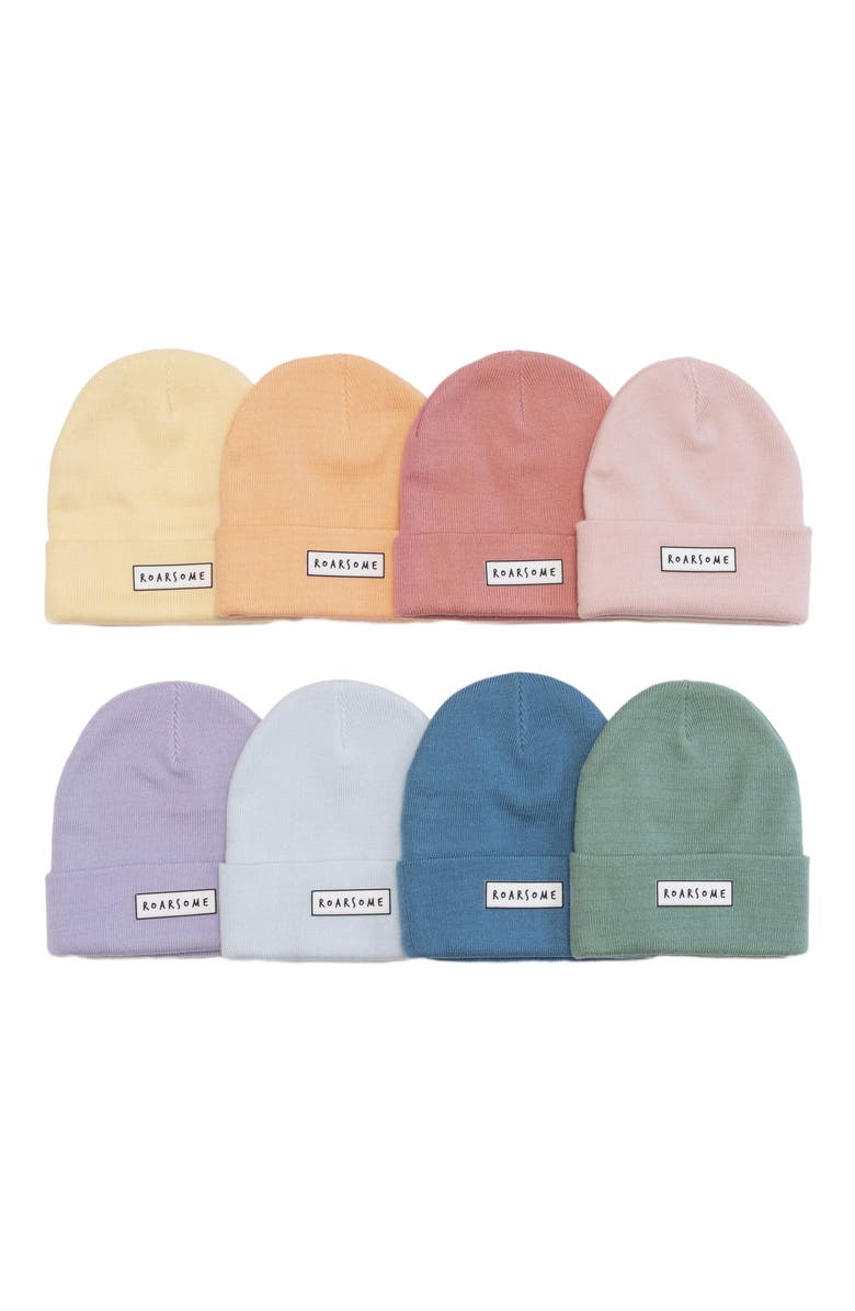 Roarsome Beanie, Alternate, color, Blue